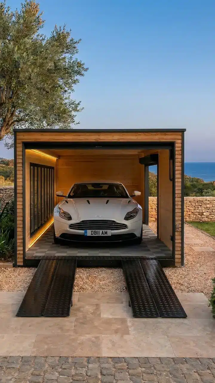 Vidéo : la livraison et l'installation d'un garage auto Inno'Kub